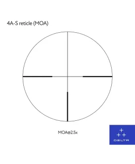 Delta Titanium HD 2,5-15x56 SF 4A S 2023