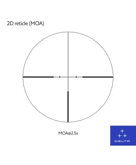 Delta Titanium HD 2,5-15x56 SF 2D 2023