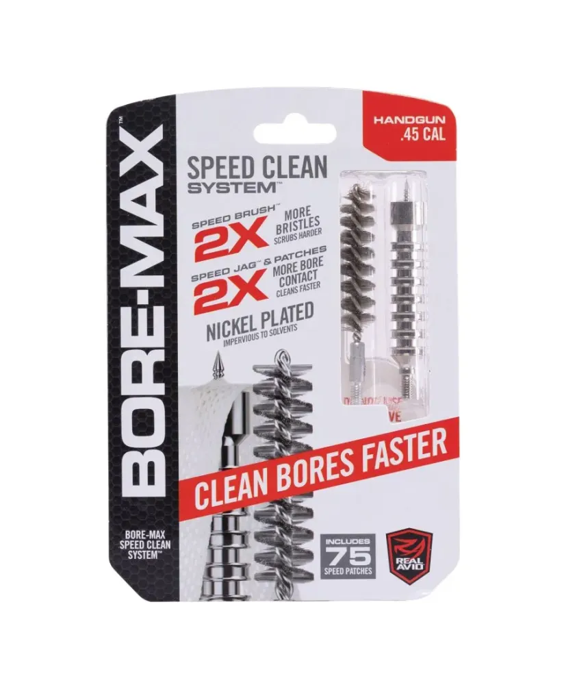 Zestaw do czyszczenia luf pistoletowych Real Avid Bore Max Speed Clean Set do .45