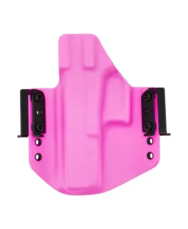 Kabura RH Holsters OWB do Glock 17 / 22 / 31, 1/2 sweatguard, speedloops 40 mm, prawa, różowa