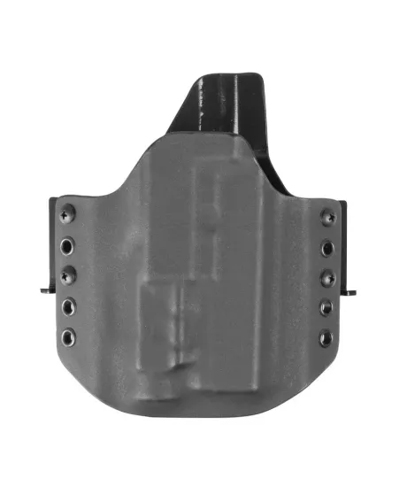 Kabura RH Holsters OWB do Glock 17 i do latarki Fenix GL19R 1/2 sweatguard, speedloops, 40 mm, prawa, czarna