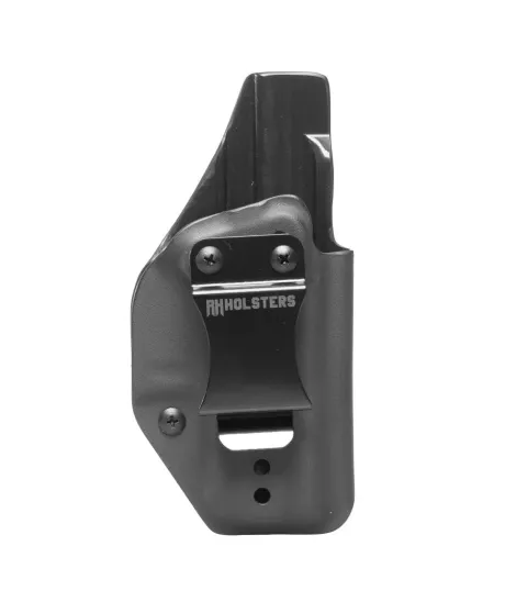 Kabura RH Holsters IWB do Glock 43X rail, pełny sweatguard, flushclip 40 mm, prawa, czarna