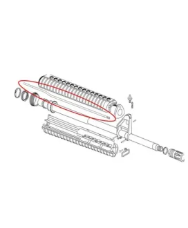 Rurka gazowa Eemann Tech do AR-15 średnia