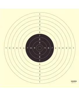 Tarcza strzelecka Olimpijka LUX - pakiet 50 szt. pistolet sportowy