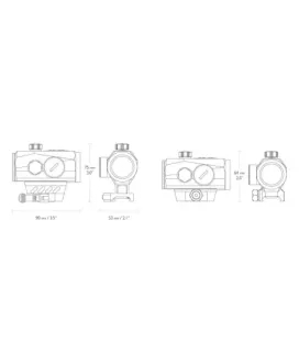 Kolimator Hawke Endurance RD 1x30 Weaver 3 MOA Dot