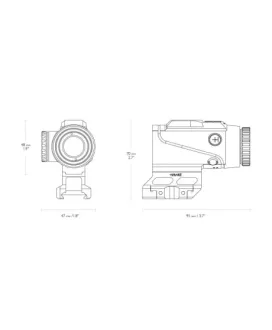 Celownik pryzmatyczny Hawke Prism Sight 4x24 5,56 BDC Dot