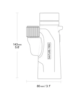 Monokular Hawke Nature Trek 10x42 zielony