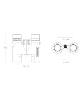 Lornetka Hawke Nature Trek Compact 8x25 zielona
