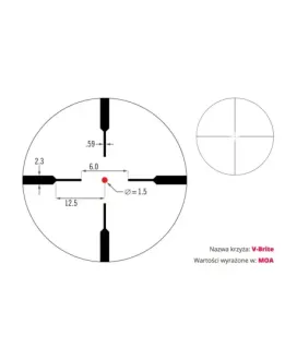 Luneta celownicza Vortex Crossfire II 1-4x24 30 mm V-Brite