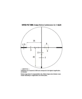 Luneta celownicza Vortex Viper PST II 1-6x24 30 mm VMR-2