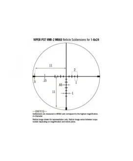 Luneta celownicza Vortex Viper PST II 1-6x24 30 mm VMR-2