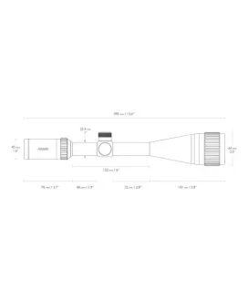 Luneta celownicza Hawke Vantage 1" 6-24x50 AO IR Mil Dot