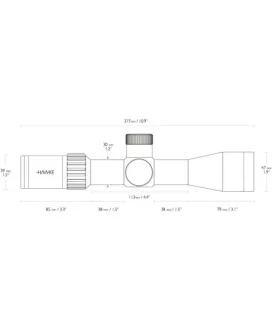 Luneta celownicza Hawke Airmax 30 Compact 3-12x40 IR SF AMX
