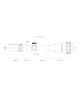 Luneta celownicza Hawke Vantage 1" 4-16x50 AO IR Mil Dot