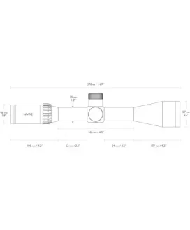 Luneta celownicza Hawke Airmax 30 6-24x50 SF AMX IR Target Turrets