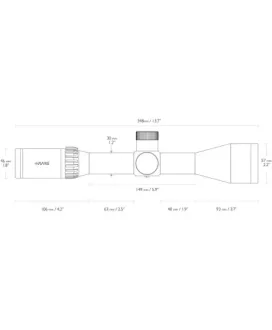 Luneta celownicza Hawke Airmax 30 4-16x50 SF AMX IR Target Turrets