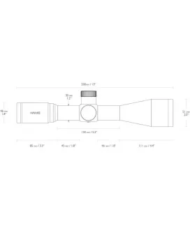 Luneta celownicza Hawke Airmax 30 10x44 SF AMX IR Target Turrets