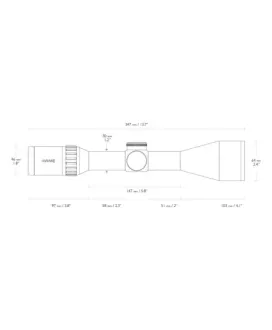 Luneta celownicza Hawke Endurance 30 WA 3-12x56 LR Dot 8x