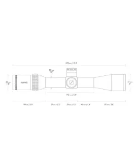 Luneta celownicza Hawke SideWinder 30 6,5-20x44 20x Half Mil Dot