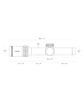 Luneta celownicza Hawke Frontier 30 1-6x24 IR L4A Dot