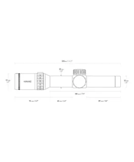 Luneta celownicza Hawke Frontier 30 1-6x24 IR Circle Dot