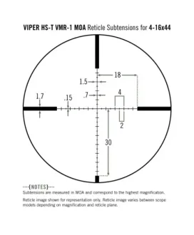 Luneta celownicza Vortex Viper HST 4-16x44 30 mm AO VMR-1