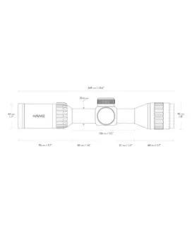 Luneta celownicza Hawke Airmax 1" 2-7x32 AO AMX