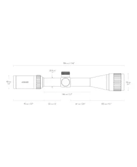 Luneta celownicza Hawke Vantage 1" 4-12x40 AO IR .22 WMR