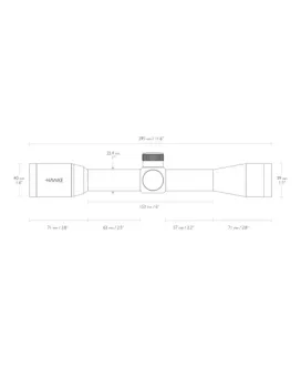 Luneta celownicza Hawke Vantage 1" 4x32 30/30