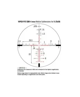 Luneta celownicza Vortex Viper PST II 5-25x50 30 mm AO EBR-4