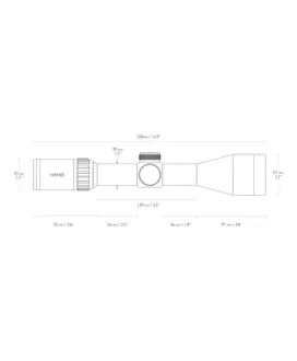 Luneta celownicza Hawke Vantage 30 WA 2.5-10x50 IR L4A Dot