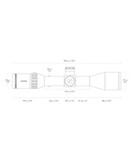 Luneta celownicza Hawke SideWinder 30 4-16x50 SF FFP MOA