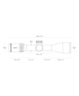 Luneta celownicza Hawke Frontier 30 4-20x50 SF IR Mil Pro 20x