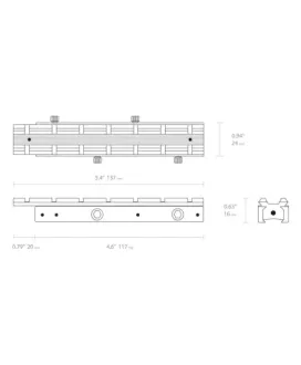 Regulowany adapater szyny Hawke Dovetail na Weaver