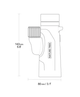 Monokular Hawke Nature Trek 8x42 zielony