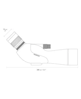 Luneta obserwacyjna Hawke Endurance ED 15-45x60 kątowa