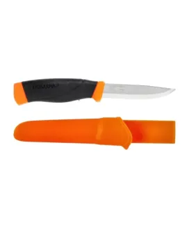 Nóż Morakniv Companion F Heavy Duty pomarańczowy stal węglowa