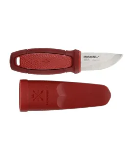 Nóż Morakniv Eldris czerwony z zestawem Neck Knife stal nierdzewna