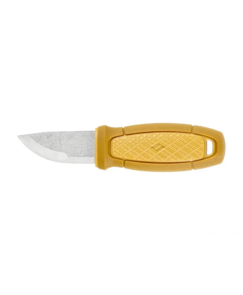 Nóż Morakniv Eldris żółty z zestawem Neck Knife stal nierdzewna