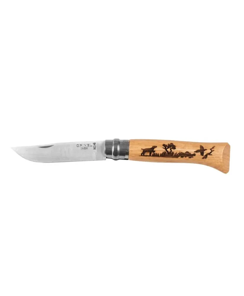 Nóż Opinel 8 inox dąb seria Animal - pies