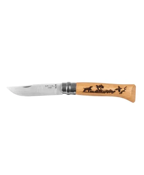 Nóż Opinel 8 inox dąb seria Animal - pies