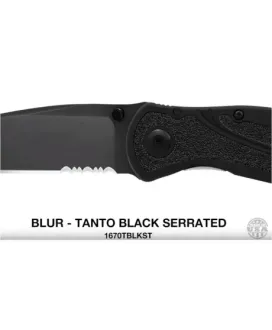 Nóż składany Kershaw Blur Tanto 1670TBLKST