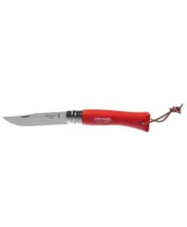 Nóż Opinel Colorama 07 inox grab pomarańczowy z rzemieniem