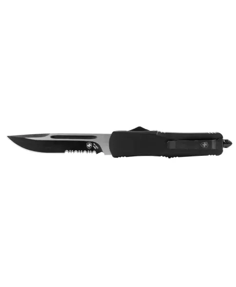 Nóż OTF Templar Knife Large Black Rubber Dagger Serrated Black