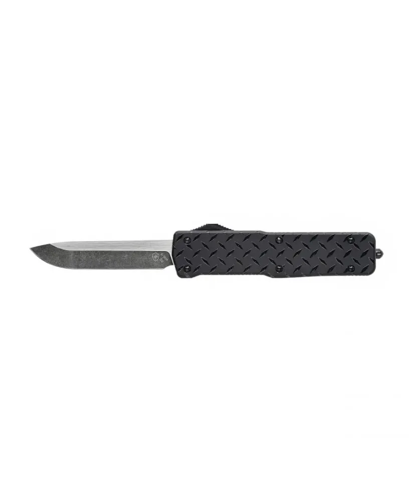 Nóż OTF Templar Knife Large Aluminium Diamond Plate Drop Black