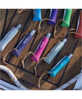 Nóż Opinel Colorama 06 inox grab turkusowy z rzemieniem