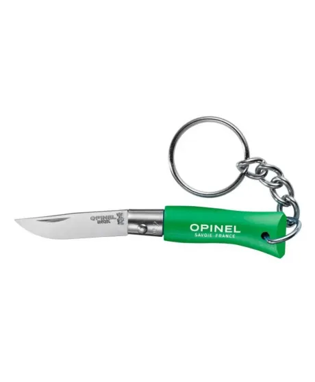 Nóż brelok Opinel Colorama 02 inox grab zielony