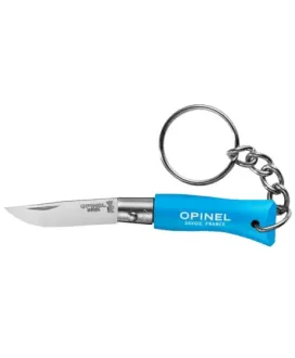 Nóż brelok Opinel Colorama 02 inox grab niebieski