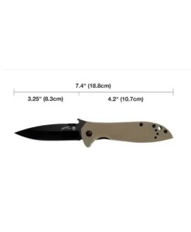 Nóż składany Kershaw Emerson 6054BRNBLK