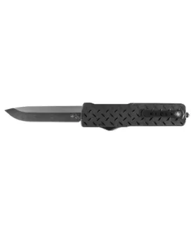 Nóż OTF Templar Knife Slim Aluminium Diamond Plate Drop Black